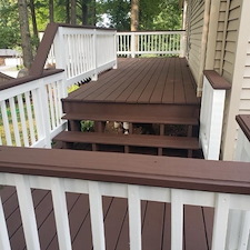 Giving Fresh Look To Old Deck Hudson, NH 2